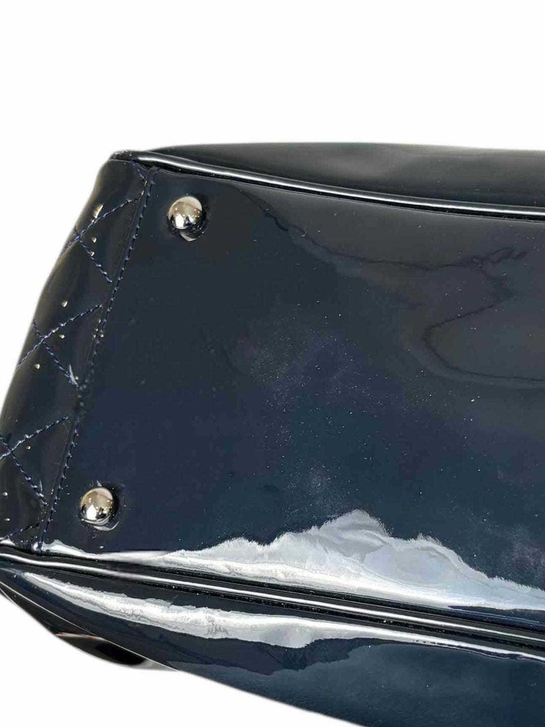 Chanel Patent Leather Logo Lipstick Purse