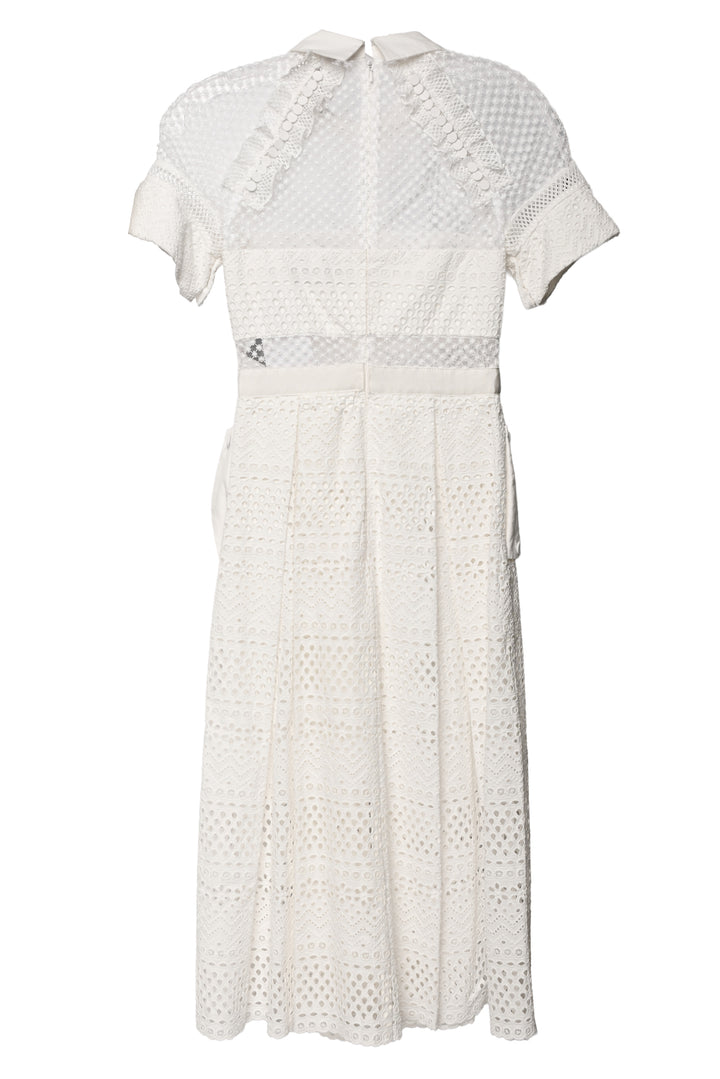 Self Portrait Size 4 Raglan Detail Midi Dress