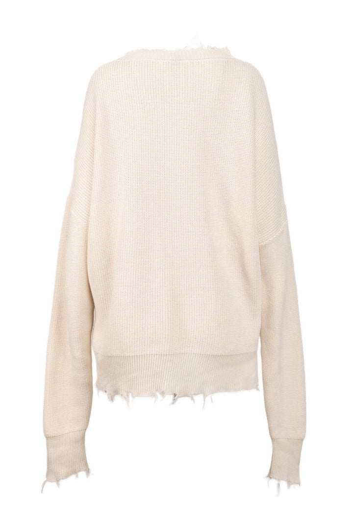 Unravel Project Size XS Men's Distressed Knit Sweater