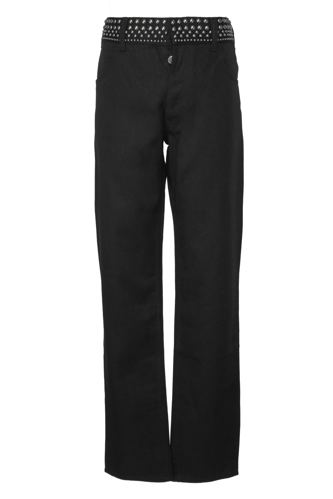 Prada Size 33 Men's 2011 Studded Waist Denim Jeans