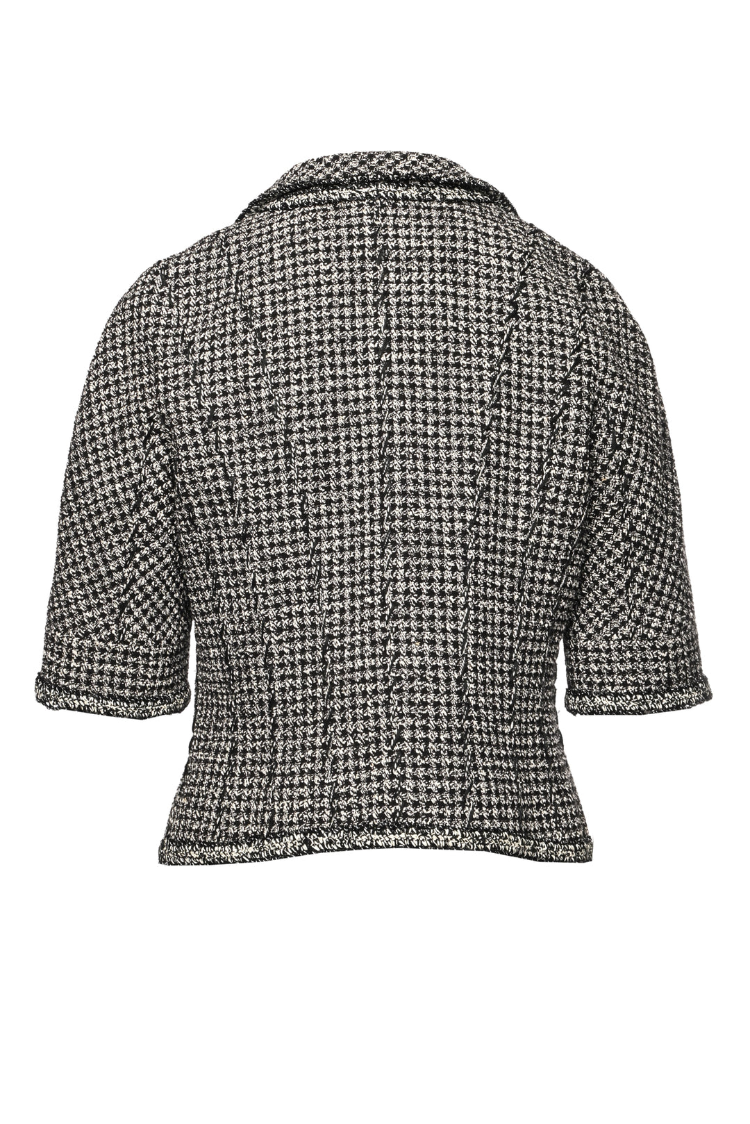Chanel Size 42 2011 Tweed Short Sleeve Jacket
