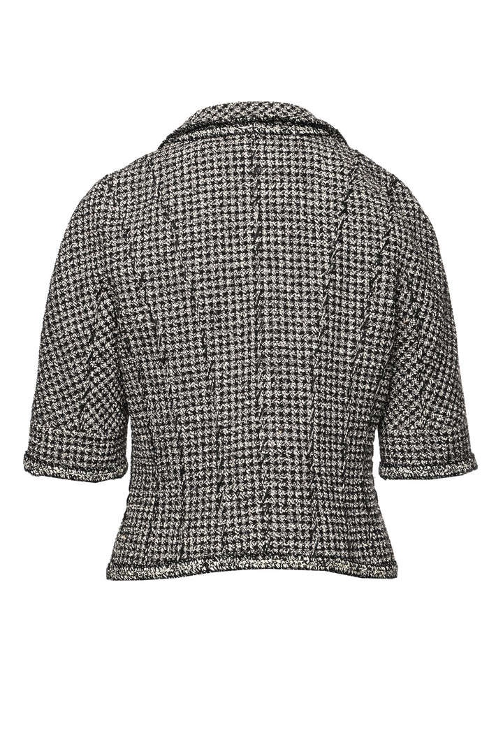Chanel Size 42 2011 Tweed Short Sleeve Jacket