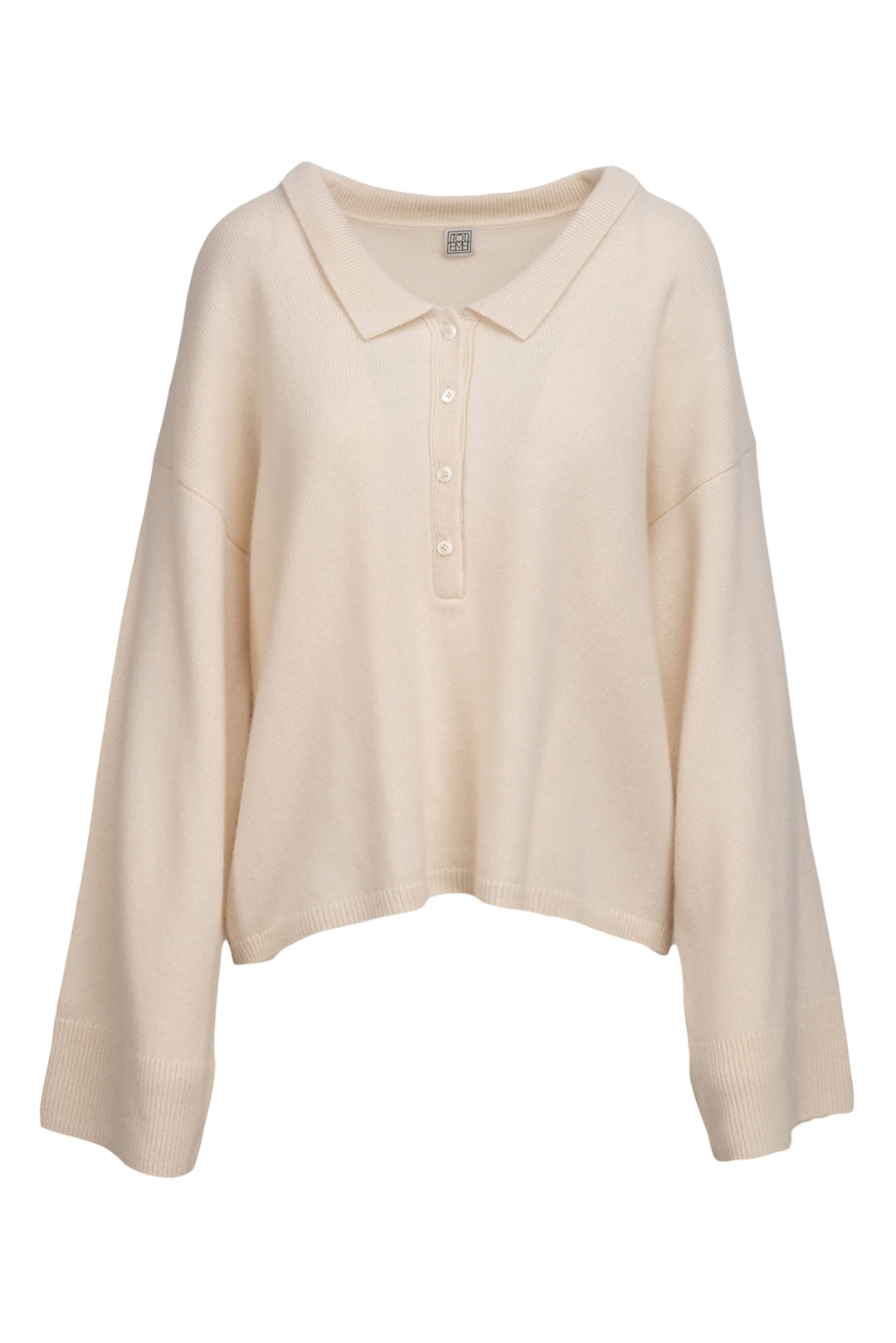 Toteme Size S Polo Shirt Cashmere Knit Sweater