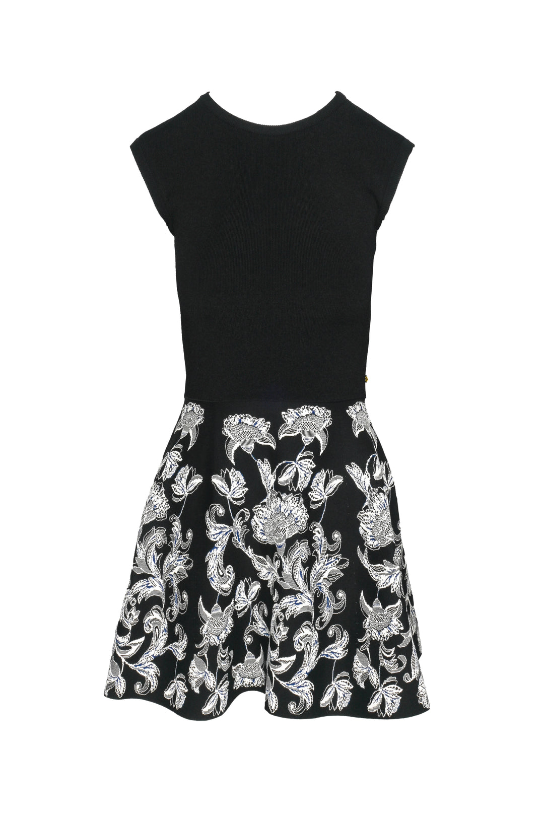 Louis Vuitton Size XS Floral Knit Sleeveless Dress
