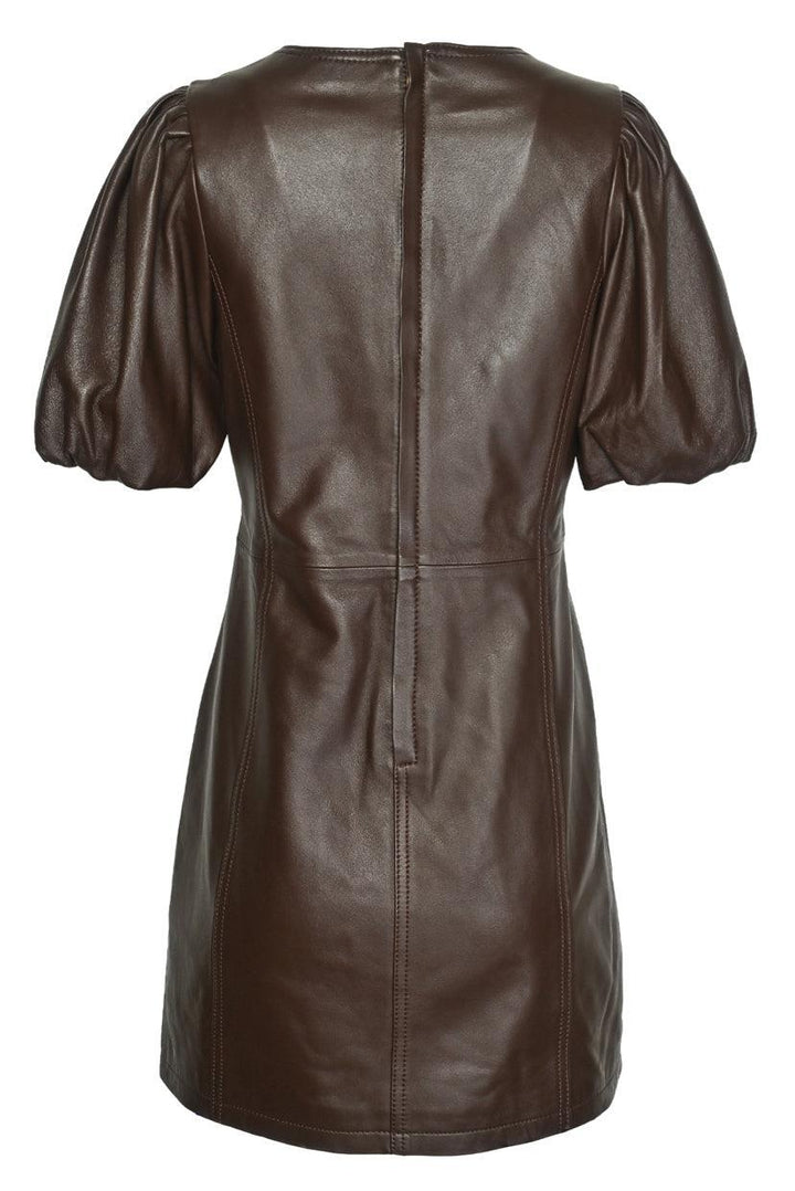 Coach Size 8 Lamb Leather Mini Dress