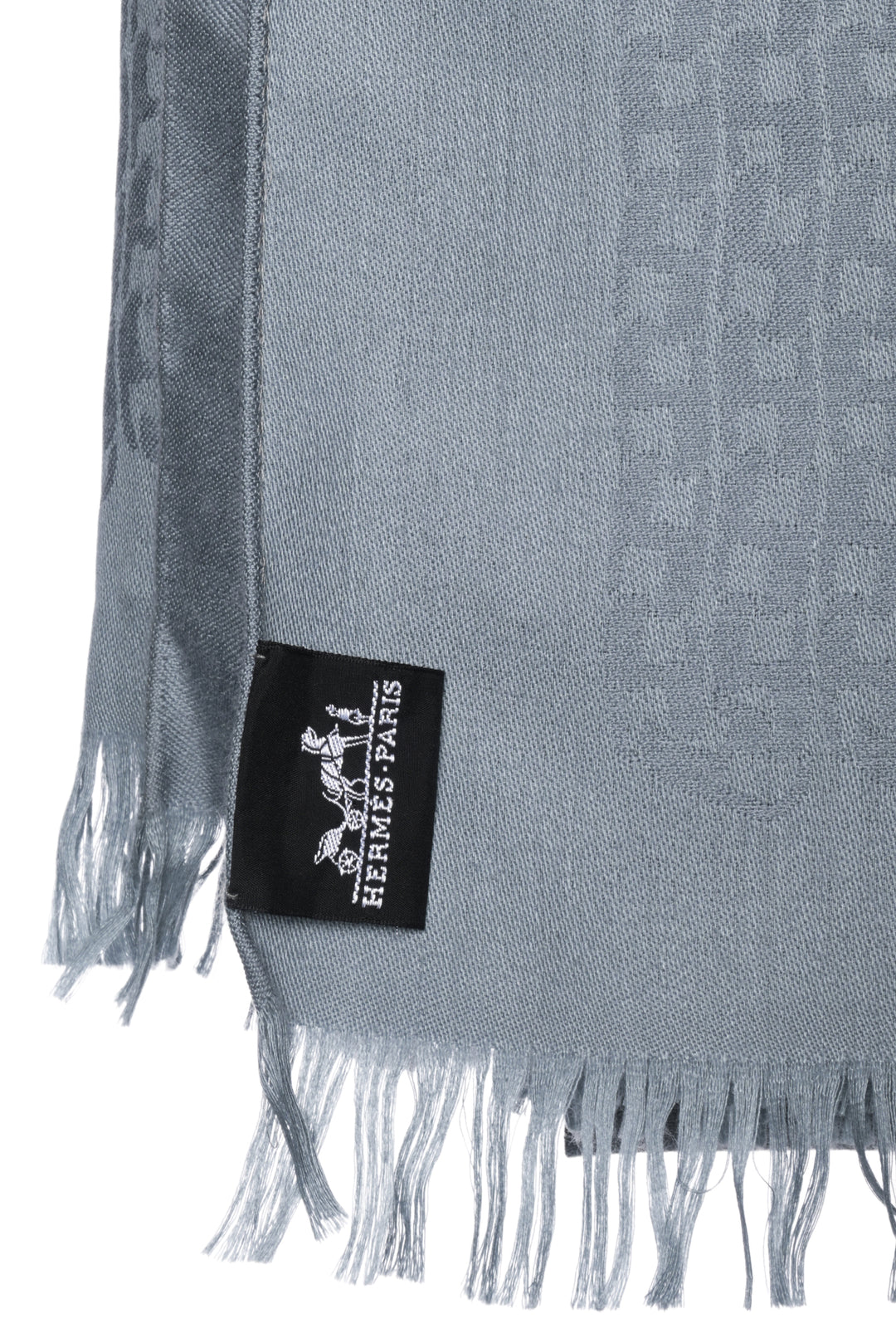 Hermes Monogram H Cashmere, Silk & Wool Shawl
