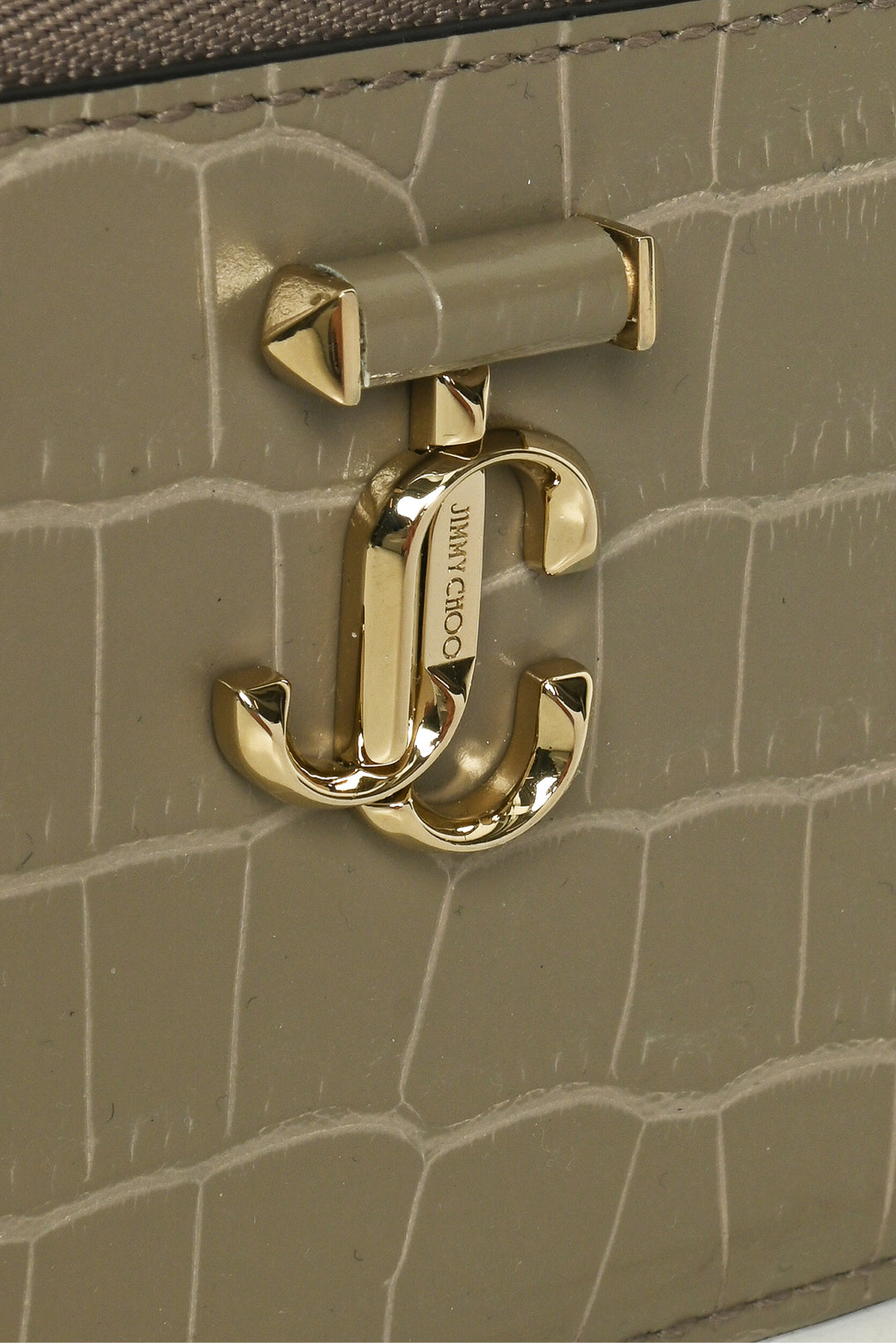 Jimmy Choo Croc Embossed Card Holder & Coin Purse