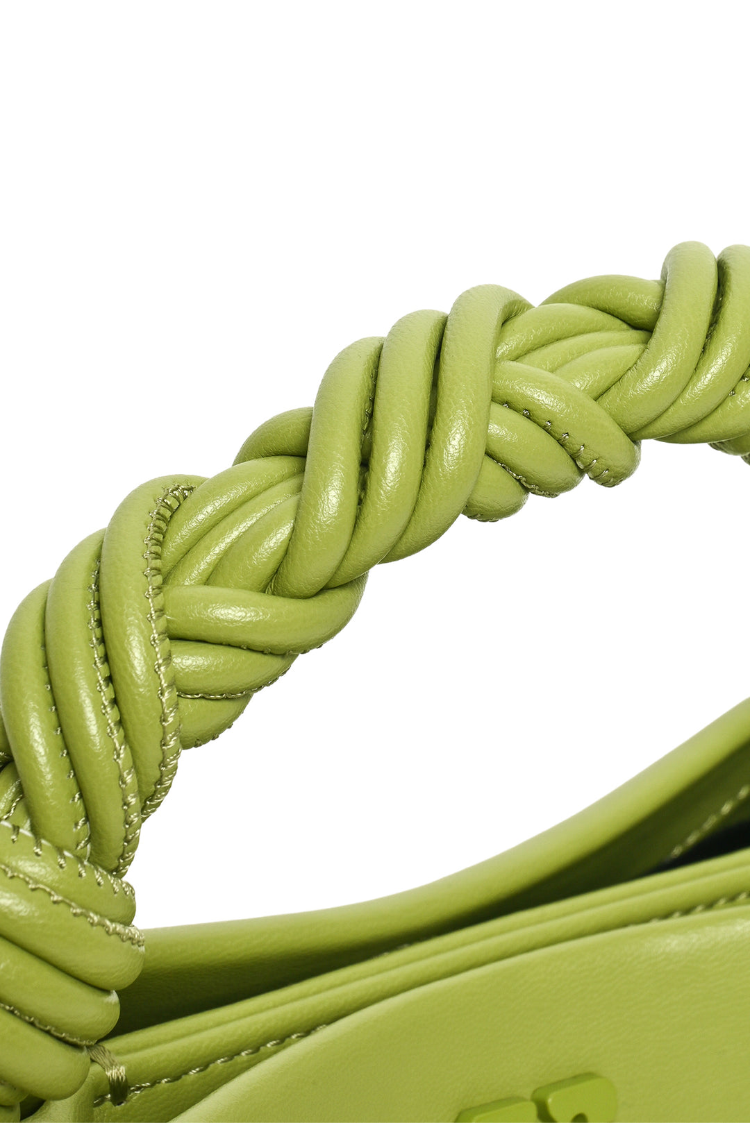 Ganni Mosstone Green Small Bou Purse