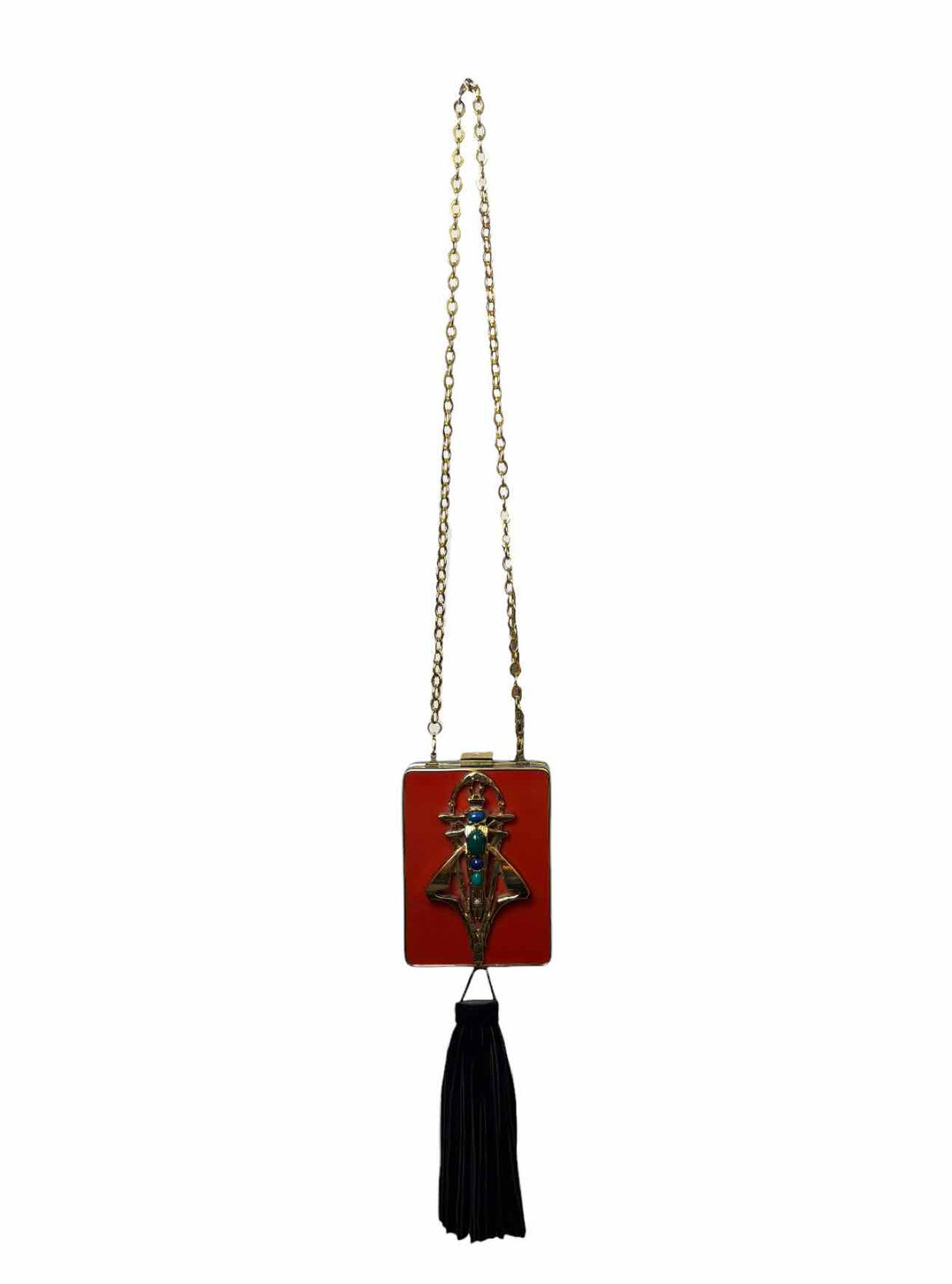 Tory Burch Adele Embellished Minaudiere Clutch Purse