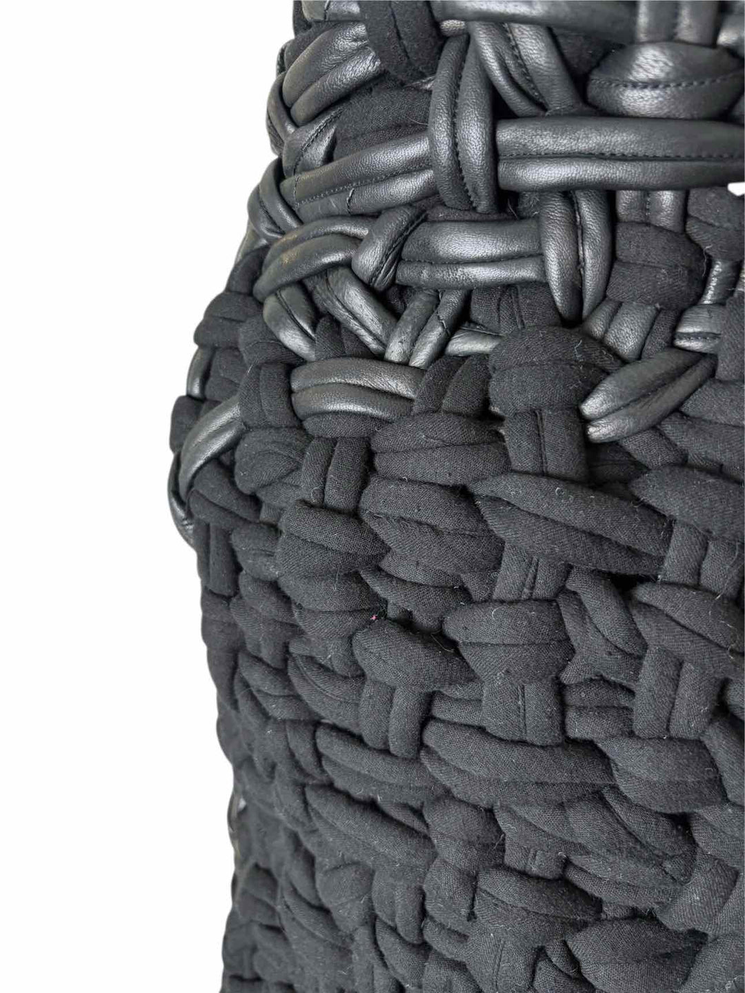 Monarc 1 Size OS Woven Knit Vest w/Leather Vest