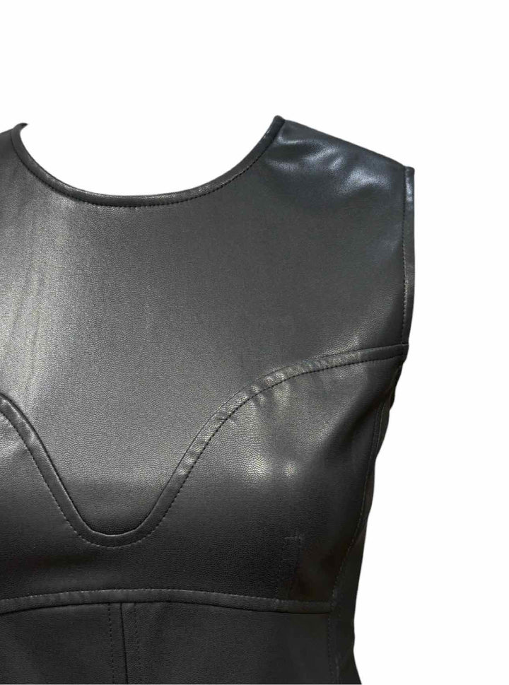 Tanya Taylor Size 00 Vegan Leather Dress
