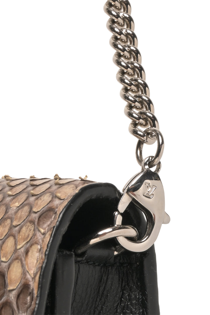 Louis Vuitton 2019 Python Mylockme Chain Pochette