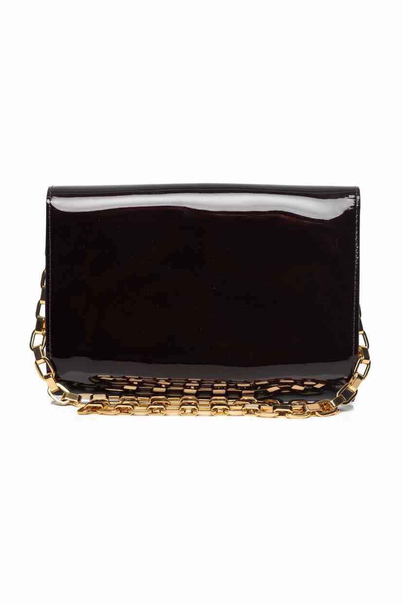 Louis Vuitton Louise Vernis Chain MM Shoulder Bag