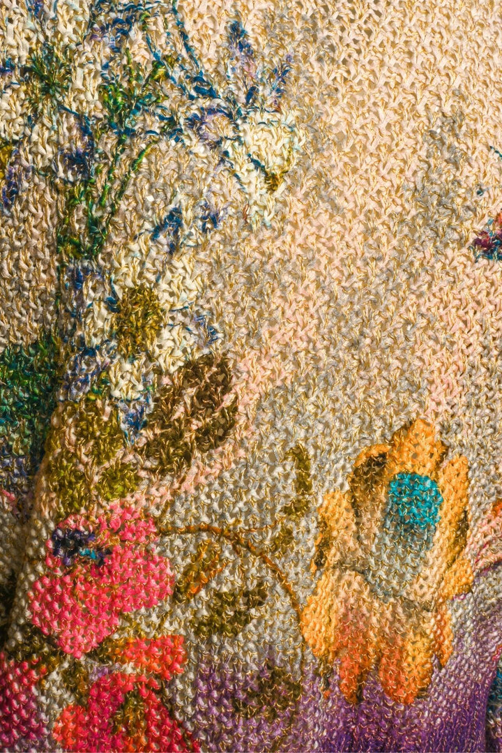 Etro Size S Floral Knit Sweater