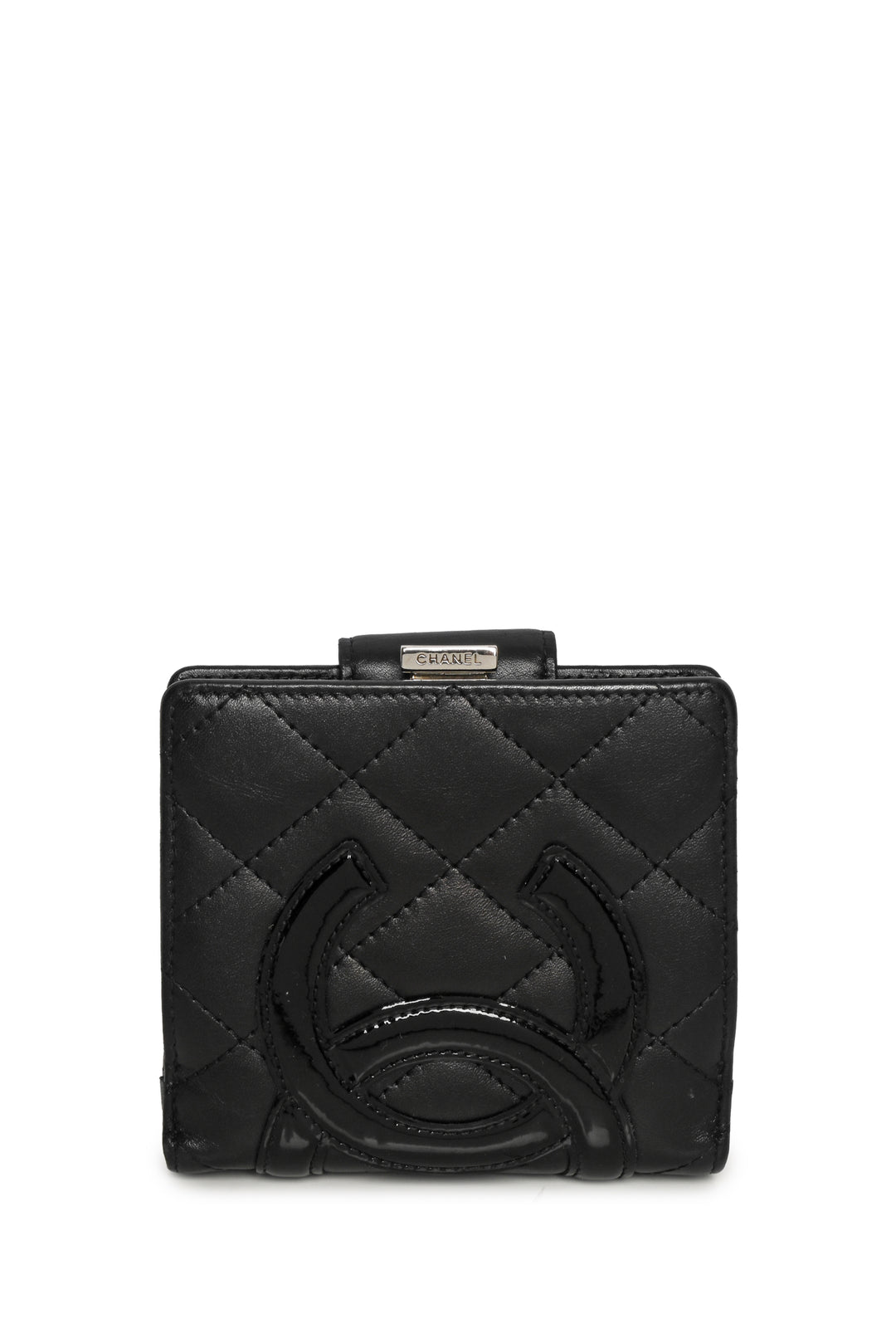 Chanel 2009-2010 Quilted Ligne Cambon Bi-fold Compact Wallet