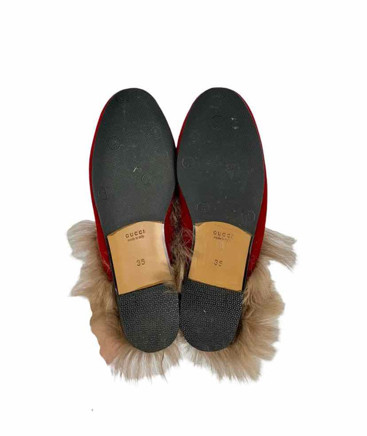 Gucci Size 35 Princetown Slipper