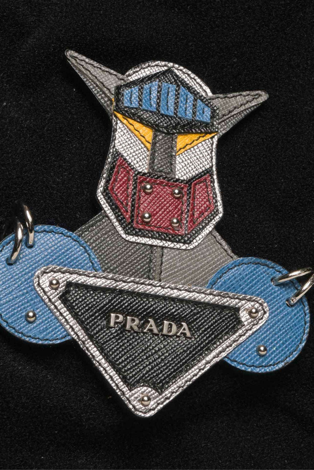 Prada Patch Embellished Quilted Nylon BackPack