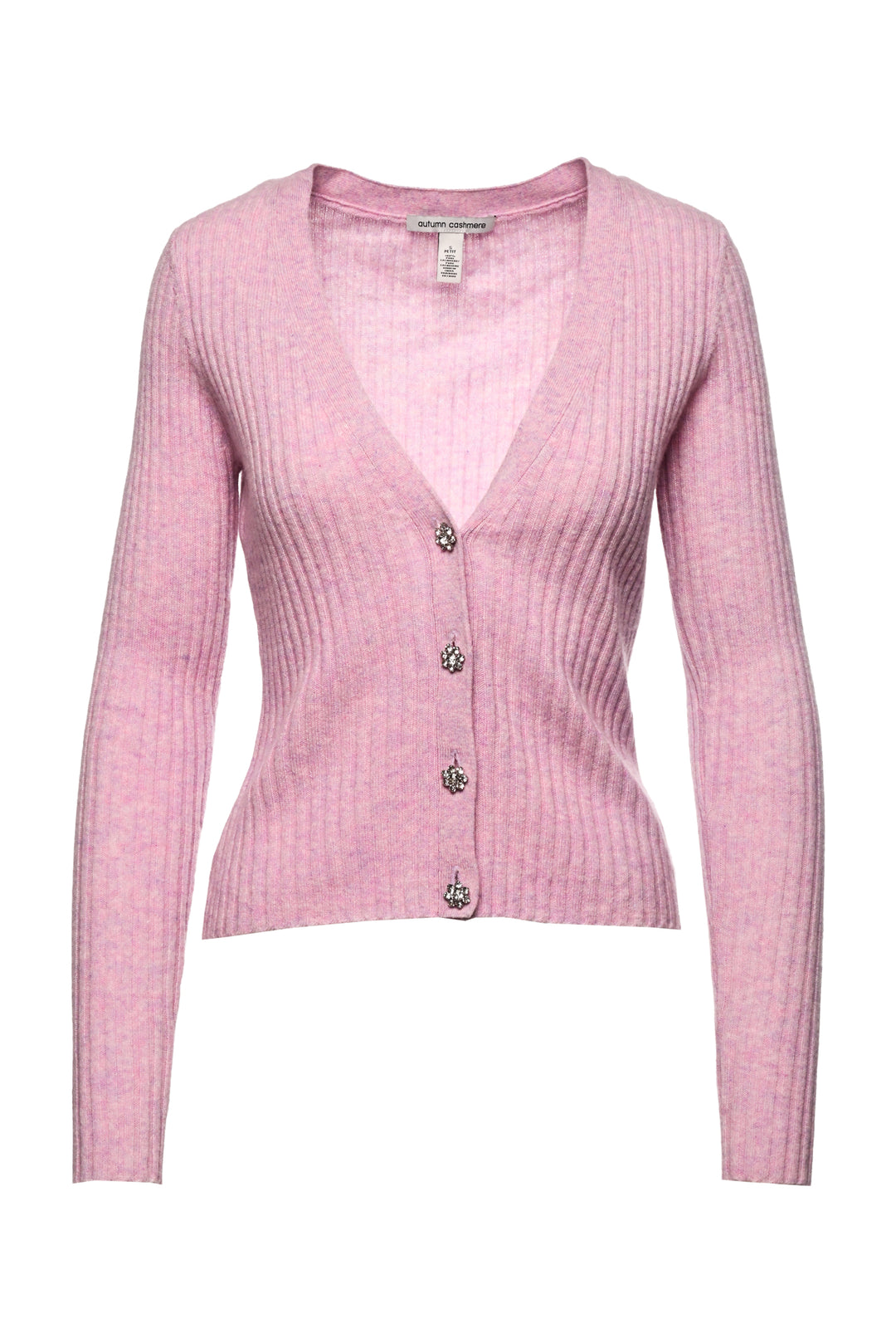 Autumn Cashmere Size S Ribbed Cashmere Cardigan