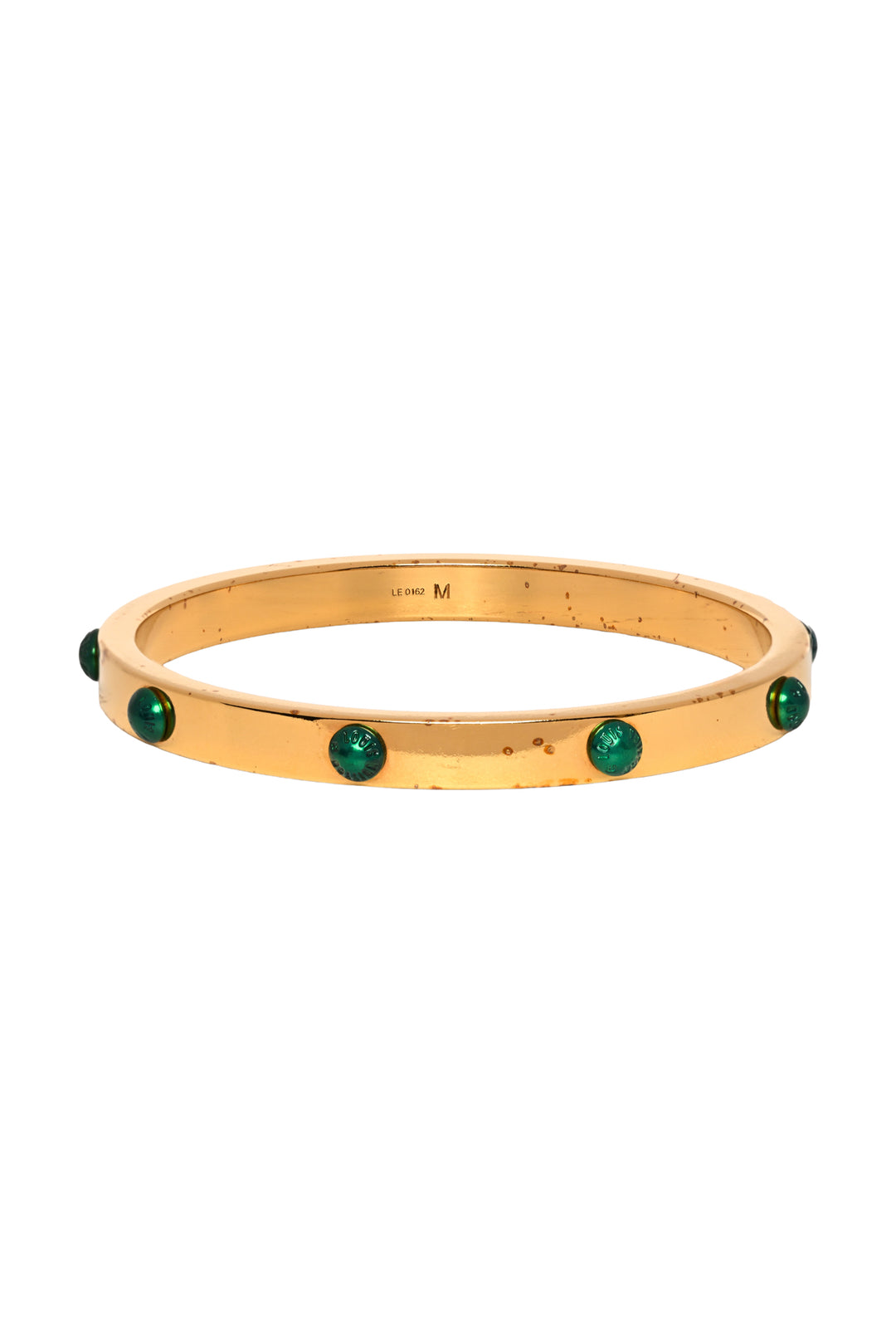 Louis Vuitton Size M Lacquer & Metal Gimme A Clue Bangle