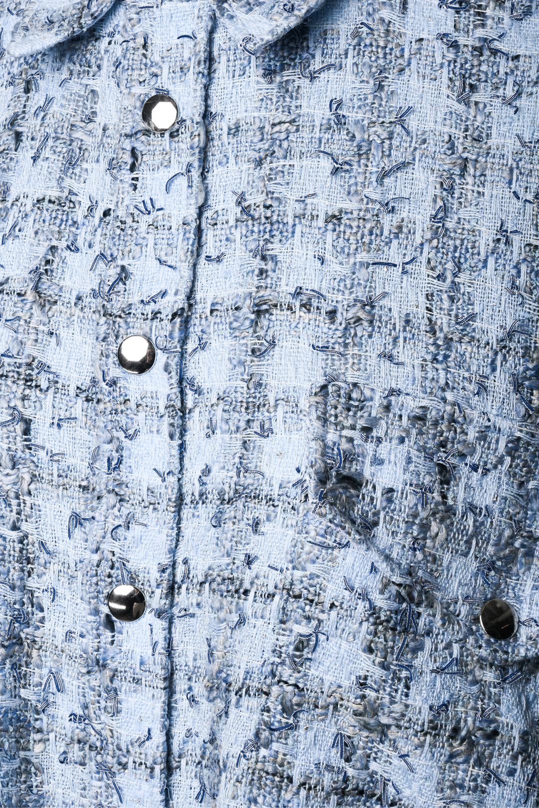 Faith Connexion Size S Laced Tweed Oversize Shirt