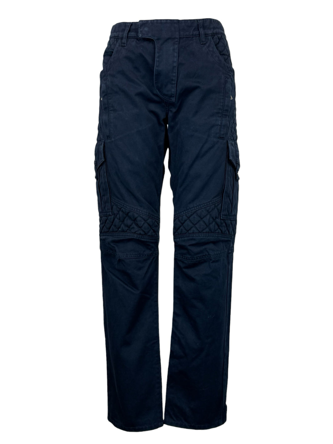 Balmain Size 33 Men's Quilted Cargo Biker Pants
