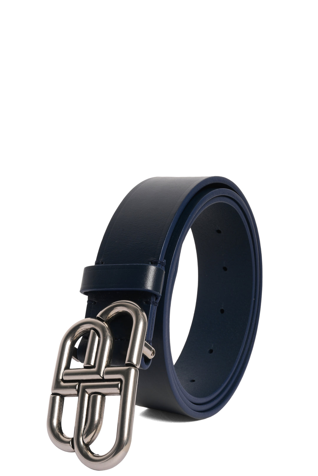 Balenciaga Size 38 Men's BB Large Leather Belt