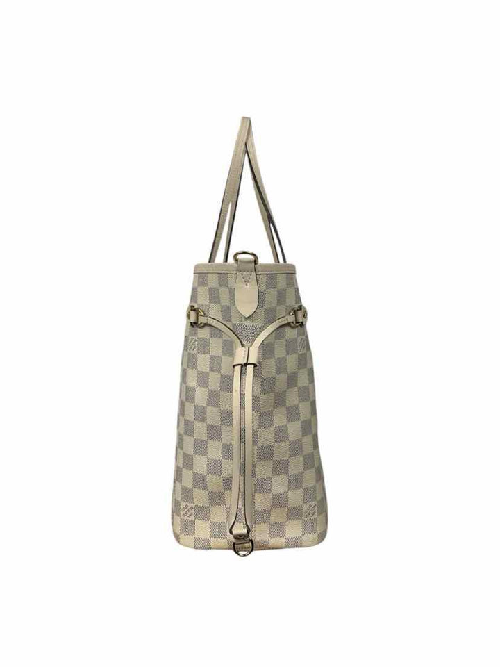 Louis Vuitton Damier Azur Braided Strap Neverfull MM