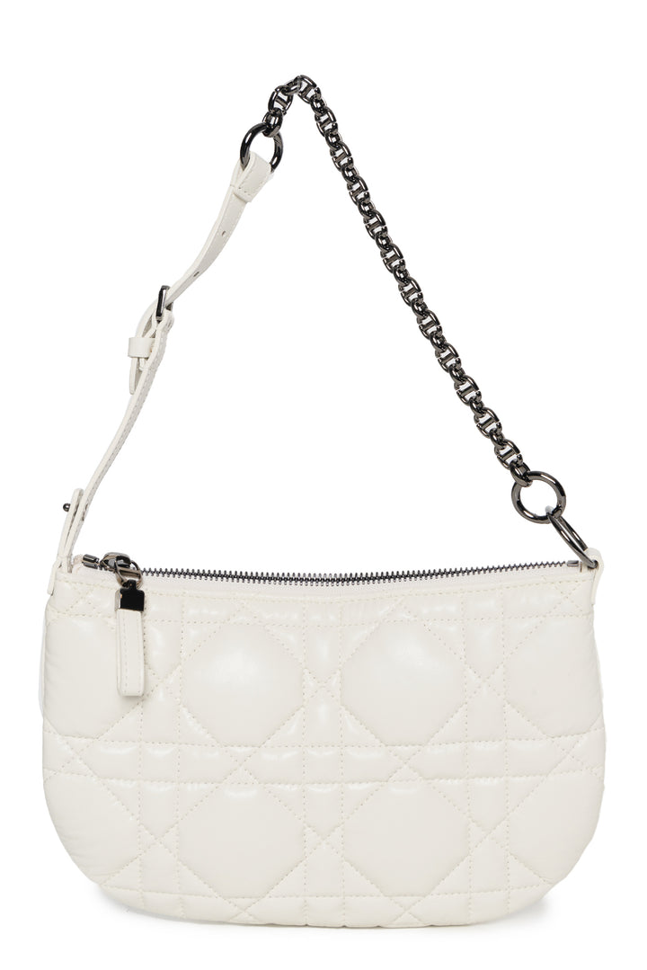 Christian Dior Calfskin Macrocannage Mini Dior Caro Tulip Shoulder Bag