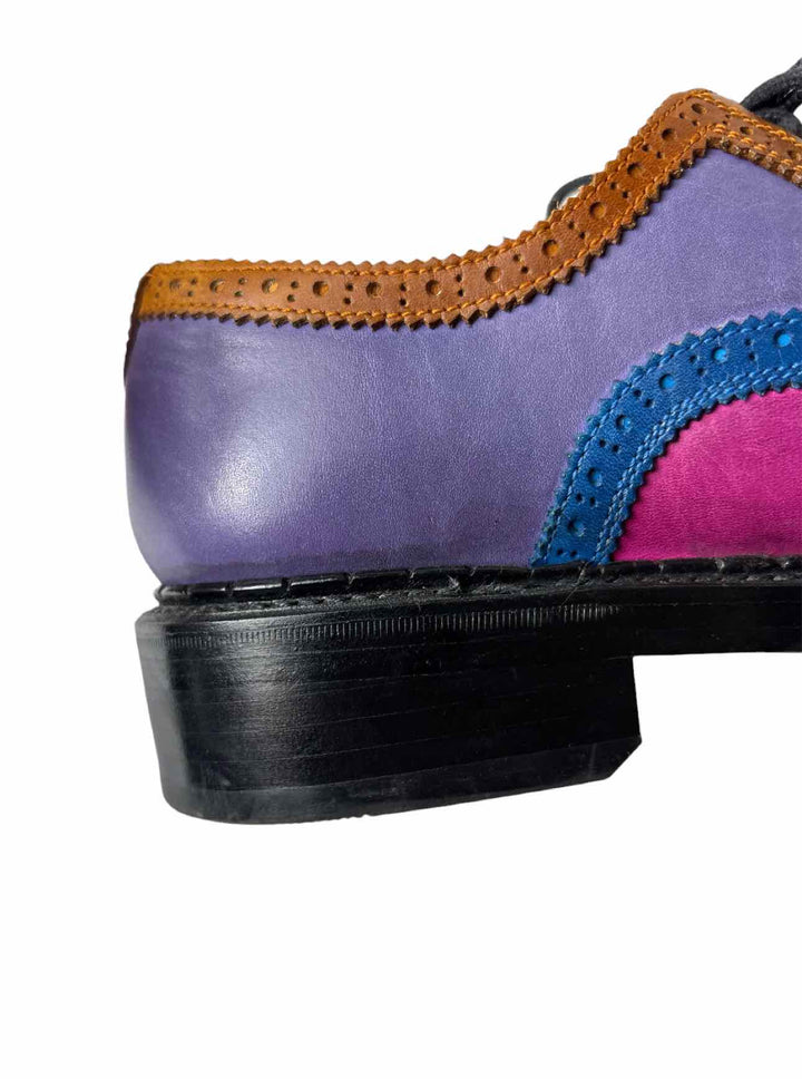 Fluevog Size 9 Edda Pointed-toe Brogue Oxfords