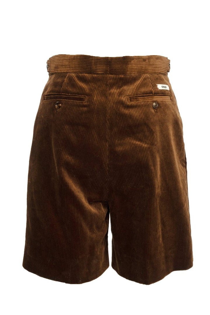 Gucci Size 40 Pleated Corduroy Shorts