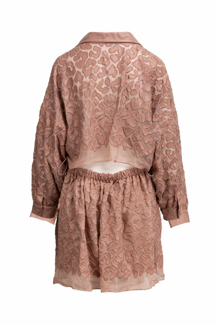 Stella Mccartney Size 42 2017 Skin Free Skin Leopard Print Cutout Dress