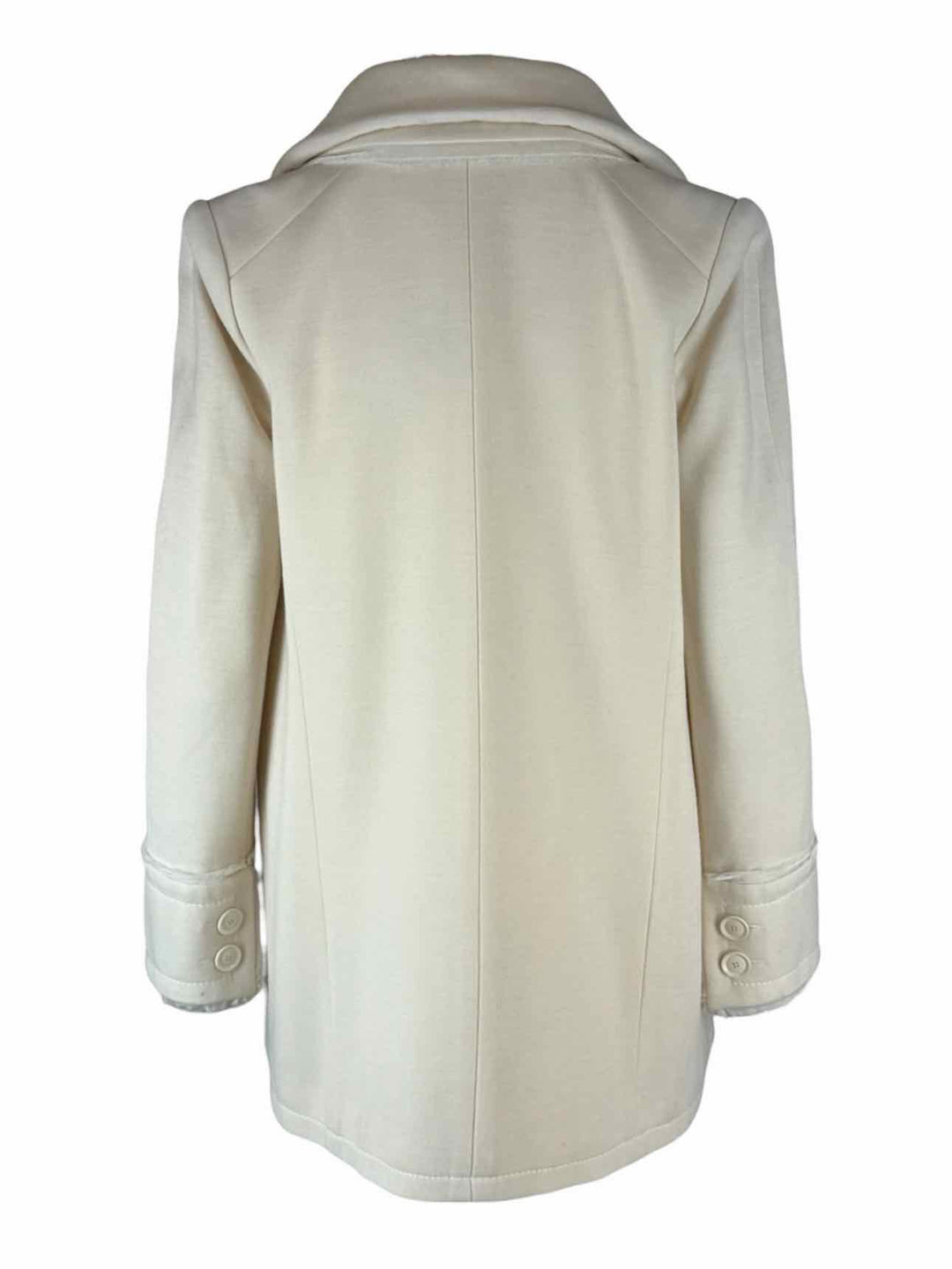 Dior Size 8 2005 Raw Edge Wool-Blend Double Breasted Coat