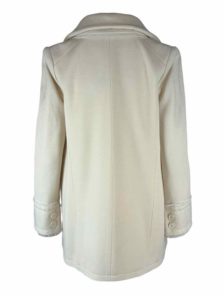 Dior Size 8 2005 Raw Edge Wool-Blend Double Breasted Coat