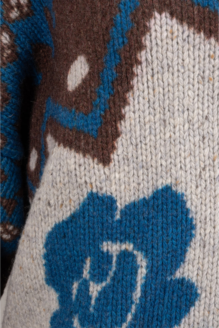 Acne Studios Size XS Kosain Donegal Fair Isle Cardigan