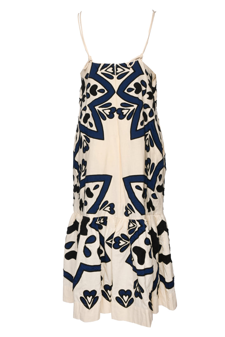 Sea New York Size M Kaia Kaleidoscope Applique Dress