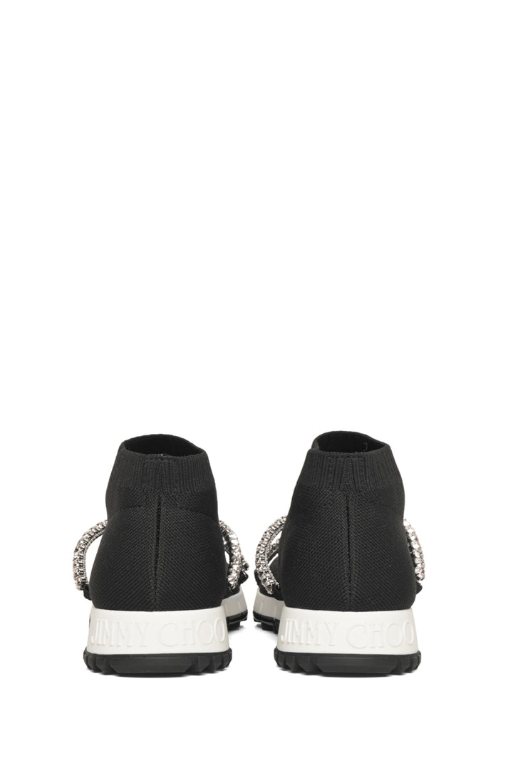 Jimmy Choo Size 37 Crystal Embellished Torri Sneakers