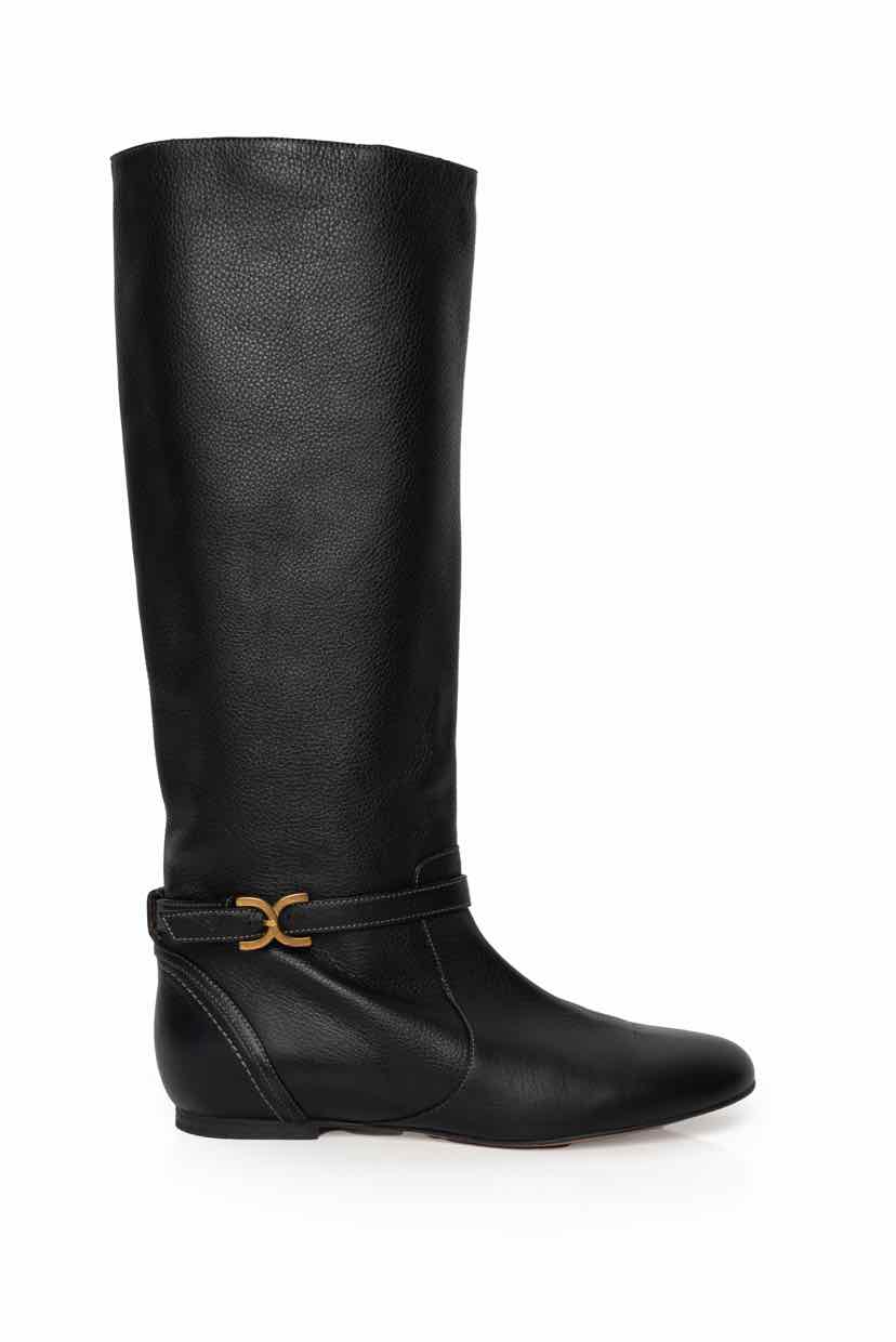 Chloe Size 41 Leather Riding Boots