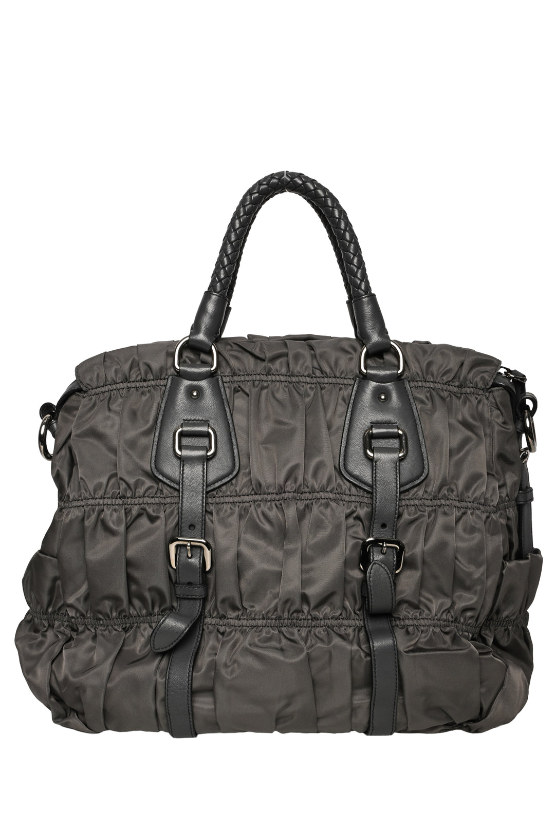 Prada Tessuto Gaufre Two-Way Tote