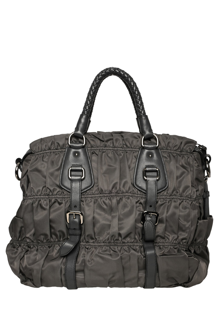 Prada Tessuto Gaufre Two-Way Tote