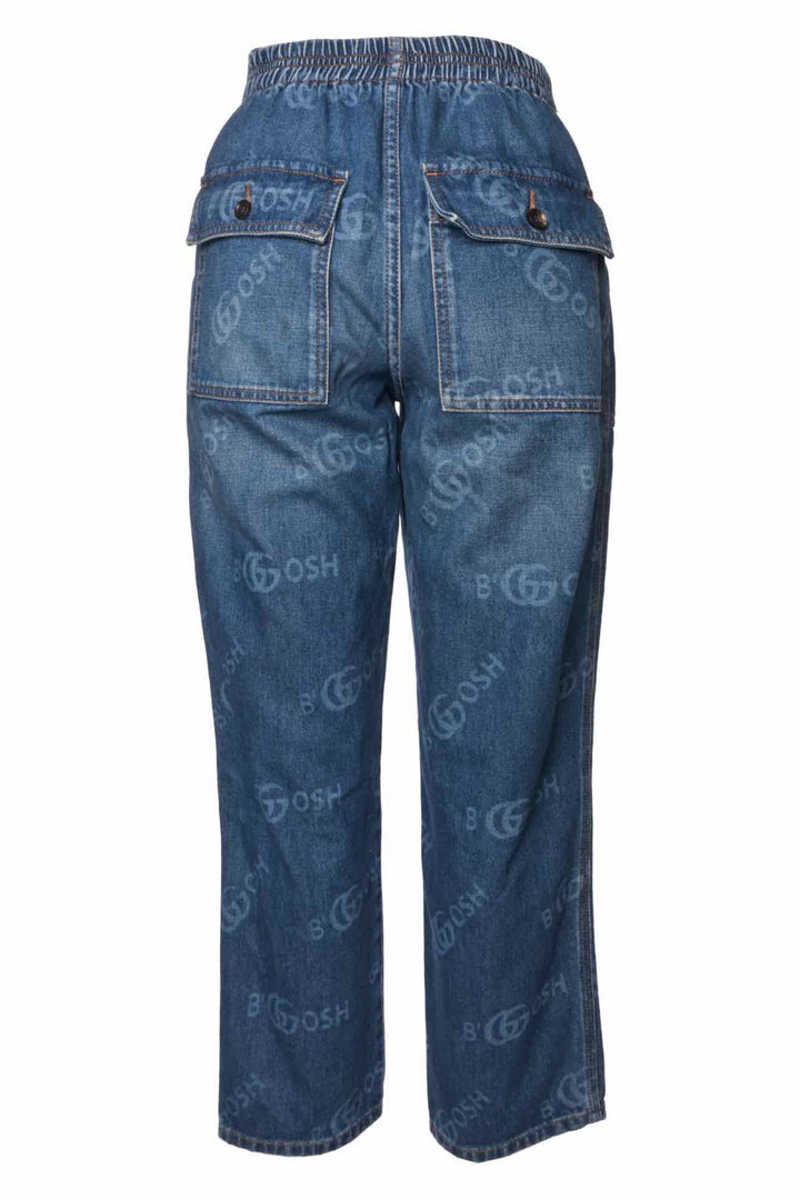 Gucci x Oshkosh B'gosh Size XS Youth 12 Logo Denim Jeans