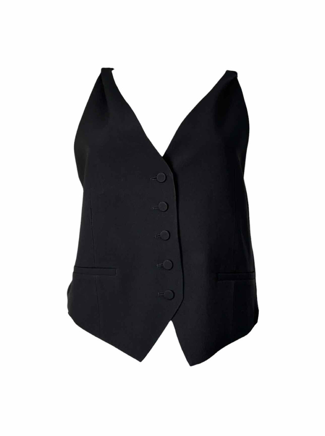 Nina Ricci Size 40 Draped Back Vest