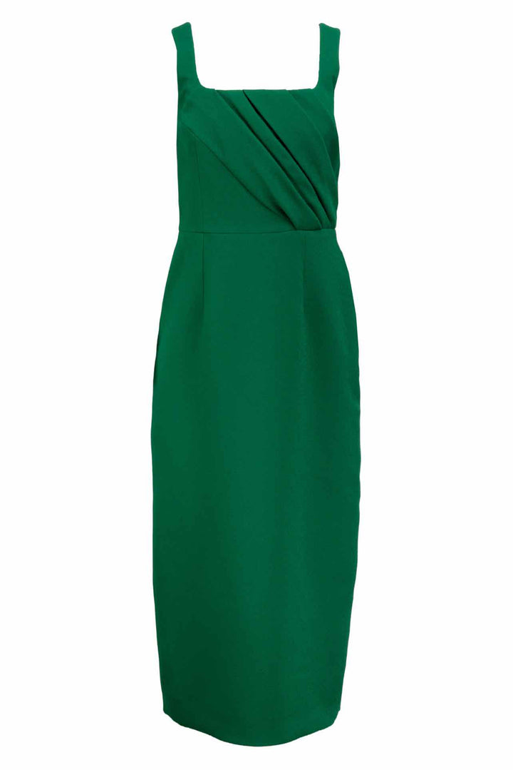Emilia Wickstead Size 8 Arina Pleated Midi Dress