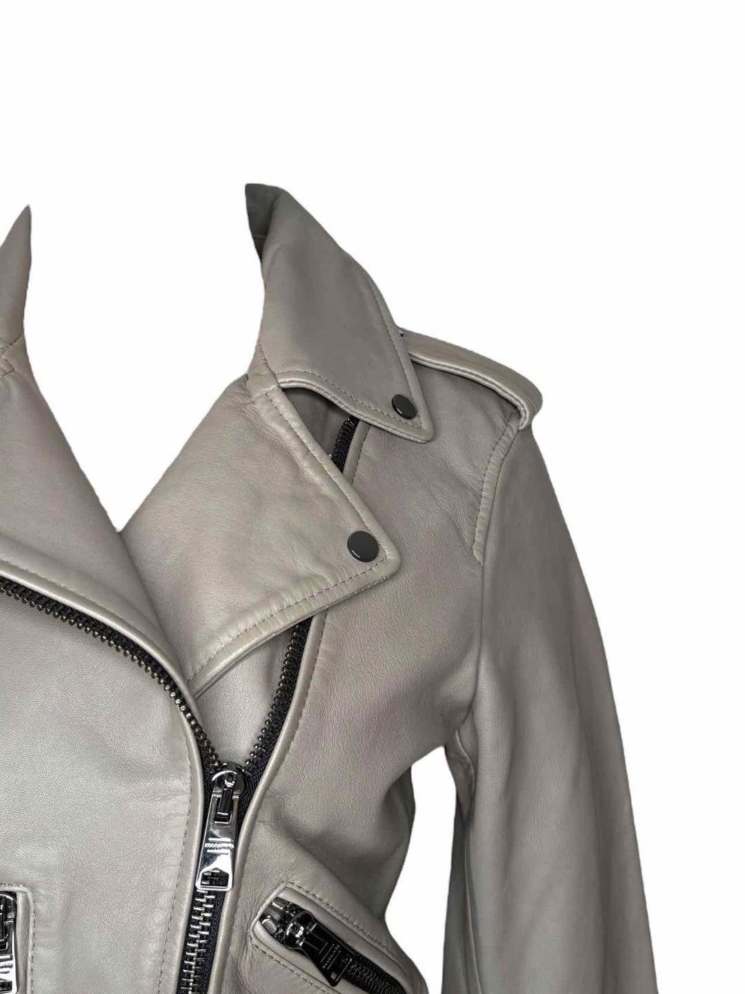 All Saints Balfern Leather Biker Size 8 Jacket