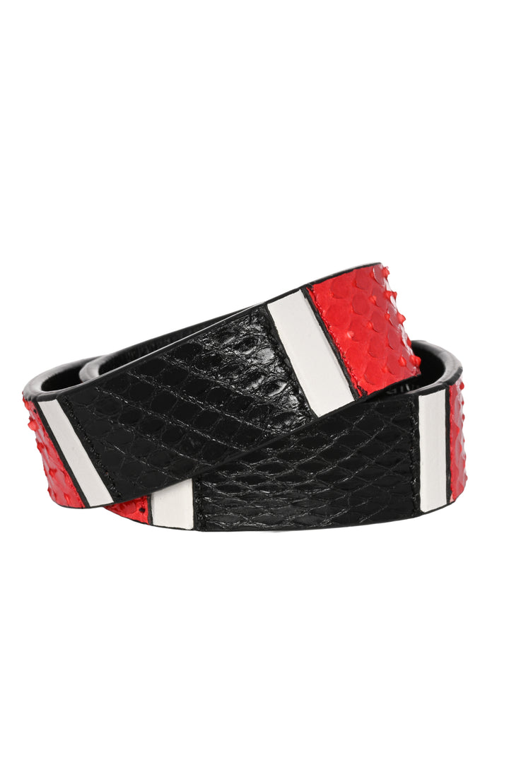 Givenchy Size S Shark Tooth Lock Double Loop Bracelet