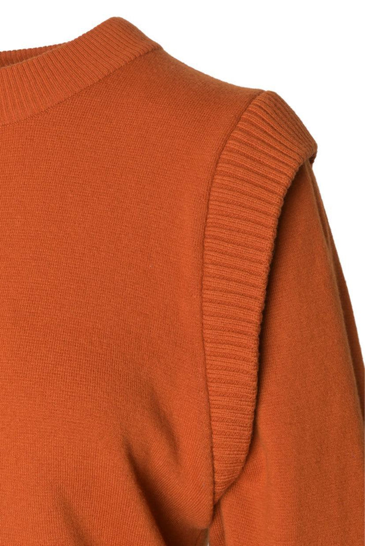 Sea New York Size L Shoulder Detail Wool Blend Sweater