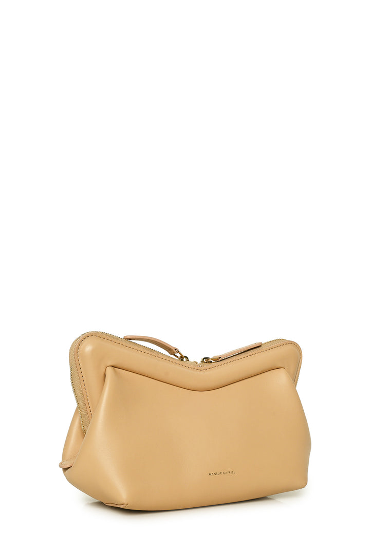 Mansur Gavriel Mini M Frame Leather Crossbody Bag