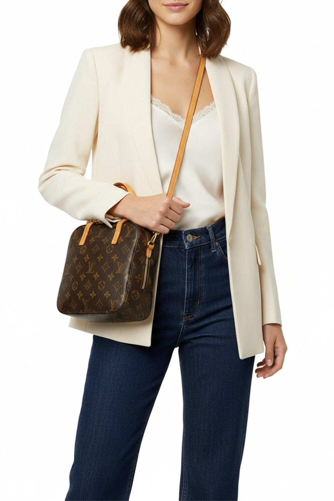 Louis Vuitton 2004 Monogram Canvas Spontini Bag