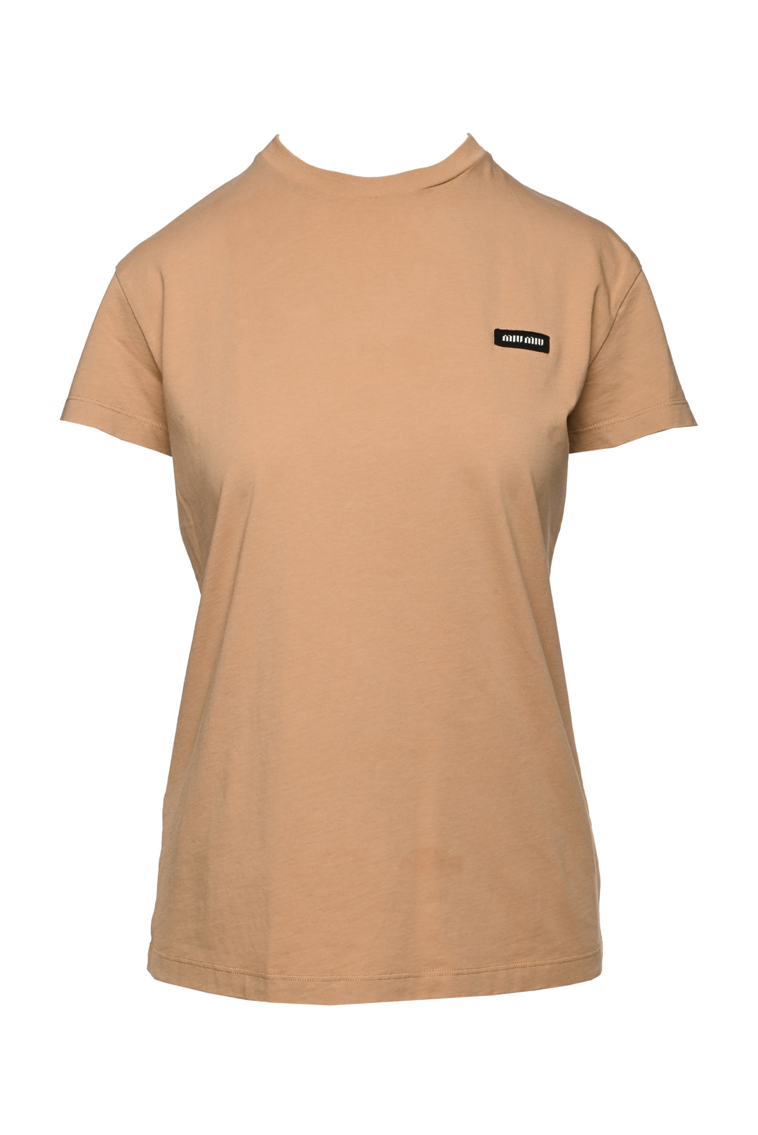 Miu Miu Size XS 2023 Logo Cotton T-Shirt