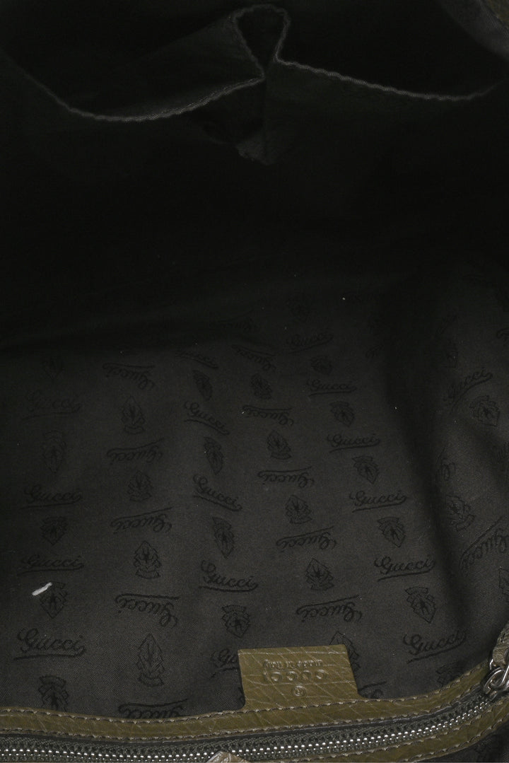 Gucci GG Canvas Bamboo Bar Hobo Bag