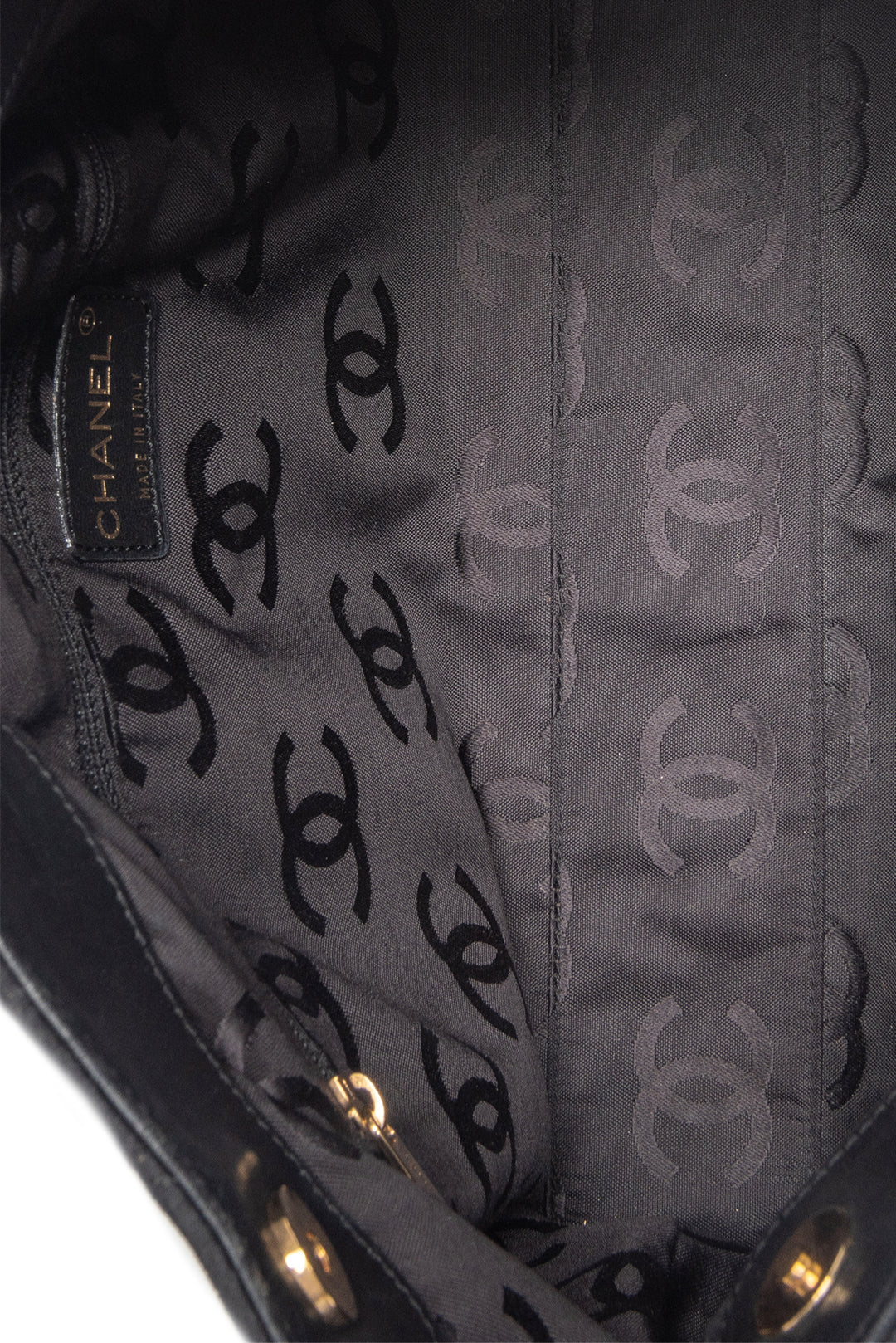 Chanel 2001 Velvet Quilted Top Handle Bag